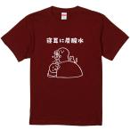 おもしろtシャツ みかん箱 寝耳に炭酸水 濃色綿生地 ネットミーム パロディ メンズ レディース 半袖