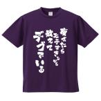おもしろTシャツ みかん箱 痩せたらモテすぎるから敢えてデブでいる メンズ レディース ドライ 速乾 ポリエステル 半袖