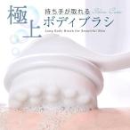 ボディブラシ 背中 極細毛 ロングハ