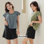 水着 レディース 体型カバー 大きいサイズ 半袖ラッシュガード 3点セット 30代 40代