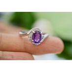 125-5 天然アメジスト 紫水晶 リング 指輪 2月誕生石 プレゼント 母の日 お正月 お誕生日通販