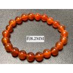 BR18天然オレンジ赤瑪瑙ブレスレ...