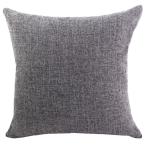  чехол на подушку для сидения серый 55X55linen наволочка простой оригинальный цвет . лен ткань подушка покрытие модный Северная Европа хлопок лен производства квадратный диван . данный . Dakimakura покрытие всесезонный 