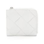 ボッテガヴェネタ マキシイントレチャート ブランドオフ BOTTEGA VENETA レザー 三つ折り財布 ラムスキン 中古 メンズ