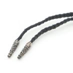 クロムハーツ LEATHER BRAID スクロール レザーブレード ブランドオフ CHROME HEARTS レザー ネックレス レザー/925 中古 メンズ
