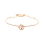  Swarovski Una бренд off SWAROVSKI GP( Gold металлизированный ) браслет б/у женский 