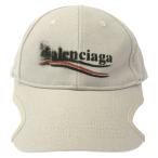 バレンシアガ ベースボールキャップ ブランドオフ BALENCIAGA コットン キャップ コットン レディース