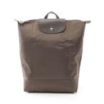 ロンシャン ル プリアージュ グリーン M ブランドオフ Longchamp ナイロン リュックサック バックパック ファブリック レディース