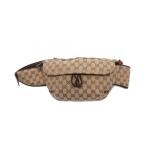 グッチ GGキャンバス スモール ベルトバッグ ブランドオフ GUCCI キャンバス ウエストバッグ GGキャンバス メンズ