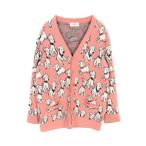セリーヌ Amy Dorian Artist Jacquard Cardigan In Brushed Cotton ブランドオフ CELINE コットン カーディガン 中古 レディース