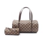 ルイ・ヴィトン パピヨン30 ブランドオフ LOUIS VUITTON ハンドバッグ ダミエ 中古 レディース