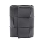 ボッテガヴェネタ カセット マキシイントレチャート ブランドオフ BOTTEGA VENETA レザー 三つ折り財布 ラムスキン レディース