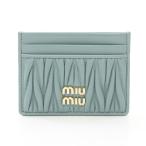 ミュウ ミュウ MATELASSE マテラッセ ブランドオフ Miu Miu レザー カードケース レザー レディース