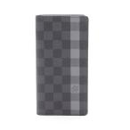 ルイ・ヴィトン ポルトフォイユ ブラザ ブランドオフ LOUIS VUITTON 二つ折り長財布 ダミエ・グラフィット 中古 メンズ