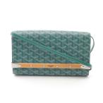 ショッピングゴヤール ゴヤール モンテカルロPM クラッチバッグ ブランドオフ GOYARD PVCコーティングキャンバス ショルダーバッグ コーティングキャンバス/レザ