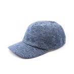 フェンディ FFロゴ ブランドオフ FENDI デニム キャップ コットン メンズ