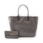 ショッピングゴヤール ゴヤール サンルイPM ブランドオフ GOYARD PVCコーティングキャンバス トートバッグ コーティングキャンバス/レザー 中古 レディース