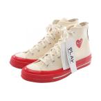 爆買 コムデギャルソン コムデギャルソン PLAY COMME des GARCONS × CONVERSE ブランドオフ COMME des GARCONS COMME des GARCONS キャンバス