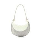 ボッテガヴェネタ スモール ジェメッリ イントレチャート ブランドオフ BOTTEGA VENETA レザー ショルダーバッグ ラムスキン 中古 レディ