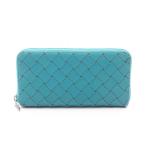 ボッテガヴェネタ イントレチャート ブランドオフ BOTTEGA VENETA ラバー ラウンド長財布 ラバー 中古 メンズ