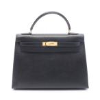 エルメス ケリー32 ブランドオフ HERMES レザー ハンドバッグ アルデンヌ 中古 レディース