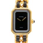 シャネル プルミエール M ブランドオフ CHANEL GP（ゴールドメッキ） 腕時計 GP/革 中古 レディース
