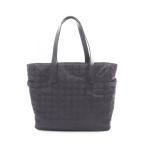 ショッピングシャネル シャネル ニュートラベルラインGM ブランドオフ CHANEL レザー トートバッグ ナイロン 中古 レディース