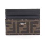 フェンディ ズッカ ブランドオフ FENDI キャンバス カードケース キャンバス/レザー メンズ