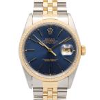 ロレックス デイトジャスト X番 ブランドオフ ROLEX K18（イエローゴールド） 腕時計 K18/SS 中古 メンズ