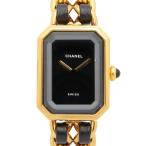 シャネル プルミエール M ブランドオフ CHANEL GP（ゴールドメッキ） 腕時計 GP/革 中古 レディース