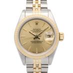 ロレックス デイトジャスト R番 ブランドオフ ROLEX K18（イエローゴールド） 腕時計 K18/SS 中古 レディース