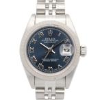 ロレックス デイトジャスト T番 ブランドオフ ROLEX K18WG（ホワイトゴールド） 腕時計 WG/SS 中古 レディース