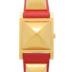 エルメス メドール ブランドオフ HERMES GP（ゴールドメッキ） 腕時計 GP/革 中古 レディース