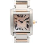 爆買 カルティエ タンクフランセーズ SM ブランドオフ CARTIER K18PG（ピンクゴールド） 腕時計 PG/SS 中古 レディース