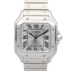 爆買 カルティエ サントス ドゥ カルティエ SM ブランドオフ CARTIER ステンレススチール 腕時計 SS 中古 レディース
