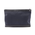  Balenciaga NAVY CLIP L темно-синий зажим бренд off BALENCIAGA парусина ручная сумочка клатч парусина / кожа б/у 