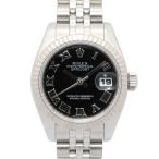 ロレックス デイトジャスト ランダム番 ブランドオフ ROLEX ステンレススチール 腕時計 SS 中古 レディース