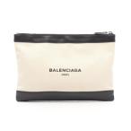  Balenciaga темно-синий зажим M бренд off BALENCIAGA парусина ручная сумочка клатч парусина / кожа б/у мужской re
