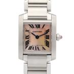 爆買 カルティエ タンクフランセーズ SM ブランドオフ CARTIER ステンレススチール 腕時計 SS 中古 レディース