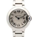 カルティエ バロンブルー SM ブランドオフ CARTIER ステンレススチール 腕時計 SS 中古 レディース