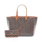ショッピングゴヤール ゴヤール サンルイPM ブランドオフ GOYARD PVCコーティングキャンバス トートバッグ コーティングキャンバス/レザー 中古 レディース