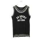 ドルチェアンドガッバーナ ロゴ パール ビジュー ブランドオフ DOLCE & GABBANA コットン タンクトップ 中古 レディース