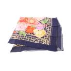 エルメス ショールカレ140 モスリン ROSERAIE ブランドオフ HERMES シルク スカーフ 中古 レディース