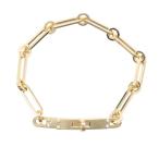 エルメス ケリーシェーヌPM 6Pダイヤ ブレスレット ブランドオフ HERMES K18（イエローゴールド） ブレスレット 750YG 中古 レディース