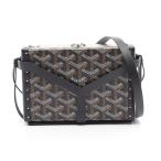 ショッピングゴヤール ゴヤール ミノディエール トランクバッグ ブランドオフ GOYARD PVCコーティングキャンバス ショルダーバッグ コーティングキャンバス/レザ