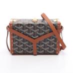 ショッピングゴヤール ゴヤール ミノディエール トランクバッグ ブランドオフ GOYARD PVCコーティングキャンバス ショルダーバッグ コーティングキャンバス/レザ