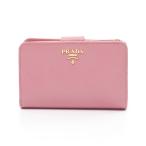 プラダ SAFFIANO METAL ブランドオフ PRADA サフィアーノレザー 二つ折り財布 サフィアーノレザー 中古 レディース
