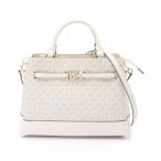 マイケルコース REED センタージップ ベルテッド サッチェル ラージ MKシグネチャー ブランドオフ Michael Kors PVCコーティングキャンバ
