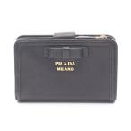 プラダ VITELLO PHENIX ブランドオフ PRADA レザー 二つ折り財布 レザー 中古 レディース