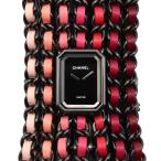シャネル プルミエール カフ BLUSH ブランドオフ CHANEL ステンレススチール 腕時計 SS/革 中古 レディース